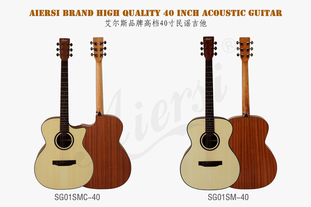 aiersi brand 40 inch OM style acoustic guitar for sale (1)
