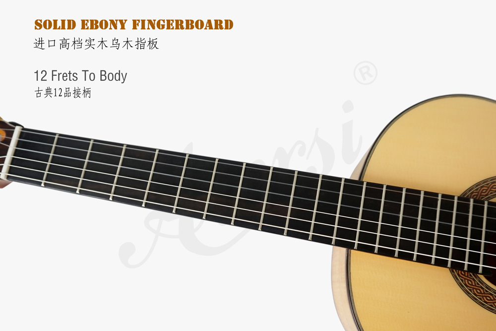 aiersi brand figured maple smallman guitar (3)
