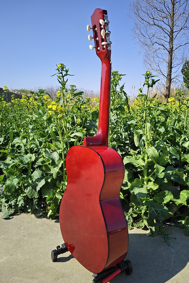orange colour classical guitar SC040 (10)