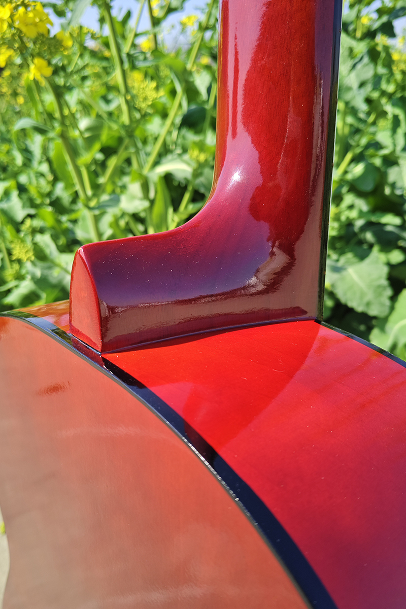 orange colour classical guitar SC040 (9)