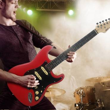 Buyer Review Aiersi Sunburst Colour Strato Guitar ST11