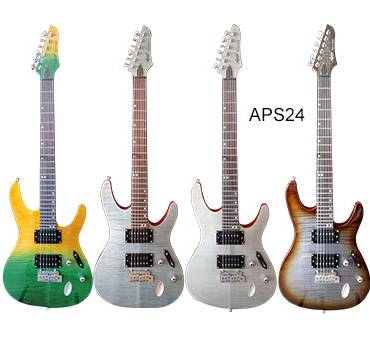 Figured Maple Skin Slimline Electric Guitar APS24