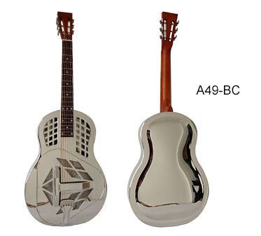 Gloss Tricone Resonator Guitar A49BC