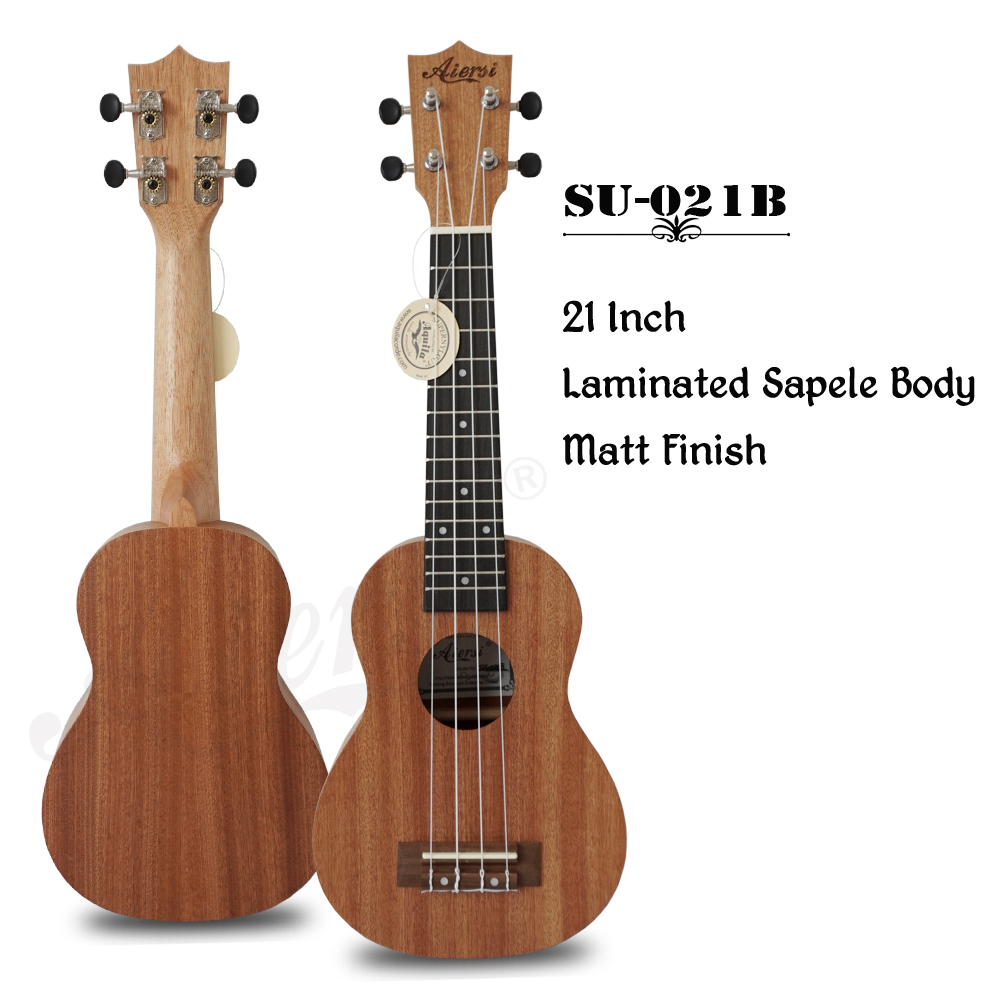 Solid body electric baritone ukulele