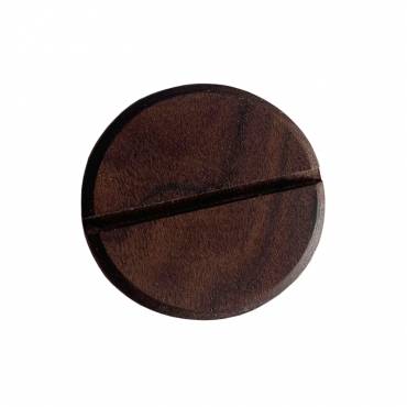 Solid Wood Resonator Biscuit Bridge