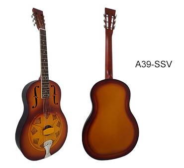 Duolian Sunburst Colour Resonator Guitar A39SSV