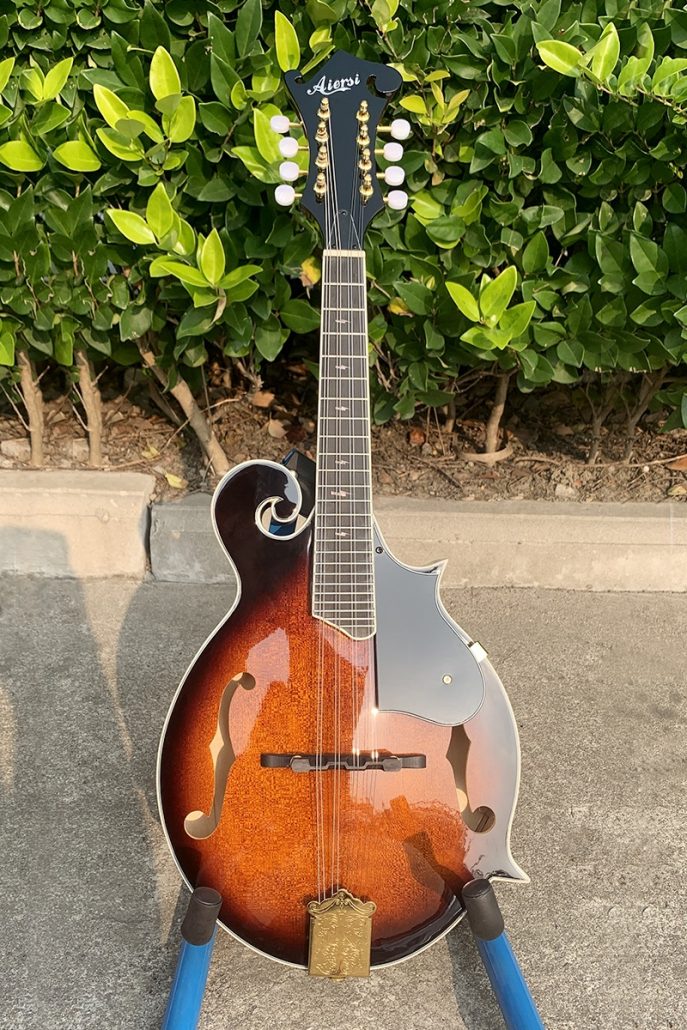 Unboxing Video for Aiersi brand F style mandolin and sound demo from buyer