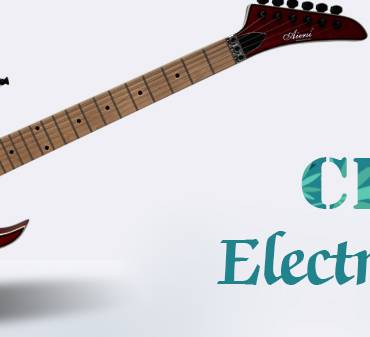 Aiersi Brand Figured Maple Veneer Electric Guitar Model CL103