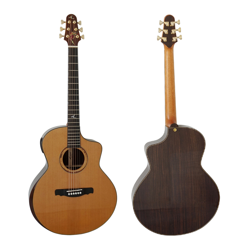 Yulong Guo Double Top Acoustic Guitar