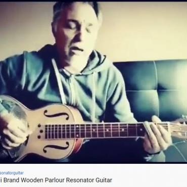 Buyer Review for Aiersi Wooden Parlour Resonator Guitar