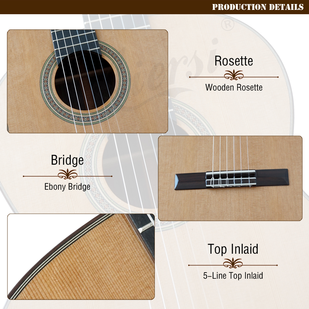 Hause Style Classical Guita Osette #15 - Luthie Supplies