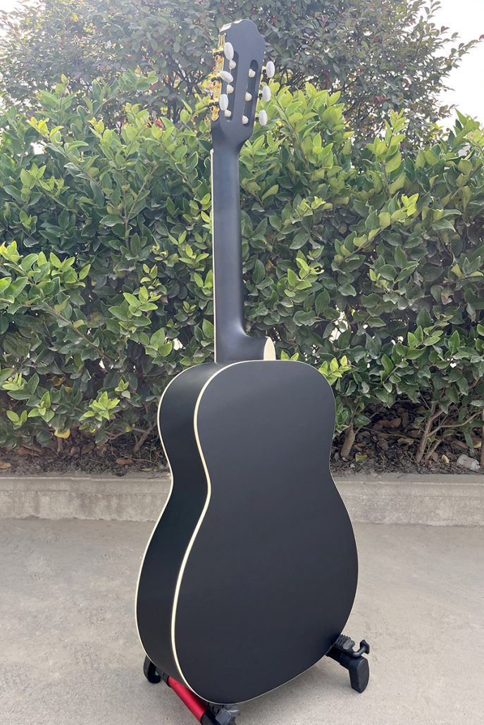 aiersi black colour classical guitar