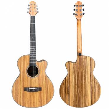 Zebrawood Acoustic Guitar SG01ZZC-40