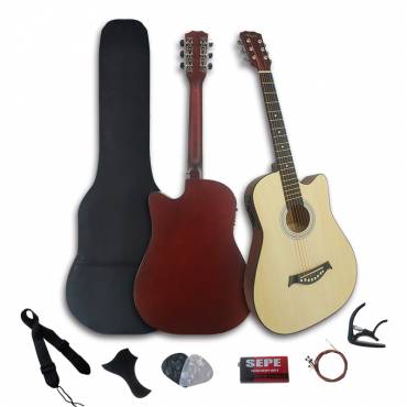 Full Pack 38 Inch Electric Acoustic Guitar SG040CE