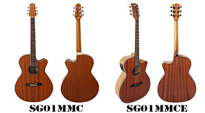 Mahogany 40 Inch Cutaway Acoustic Guitar SG01MMC