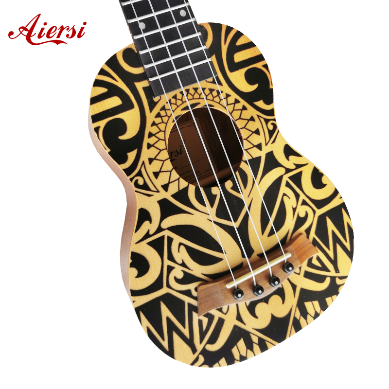 UV Printed Vintage Peruvian Ukulele