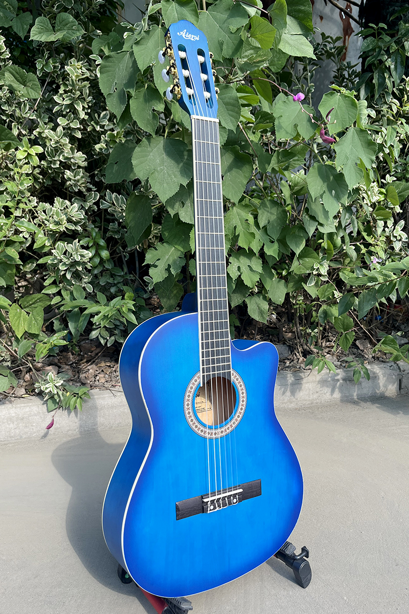 cutaway classical guitar blueburst (1)