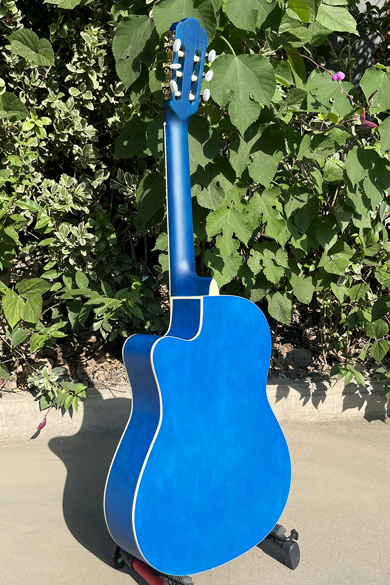 cutaway classical guitar blueburst (2)