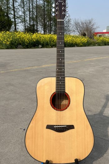 [Video] Solid Spruce Top Mahogany Dreadnought Acoustic Guitar
