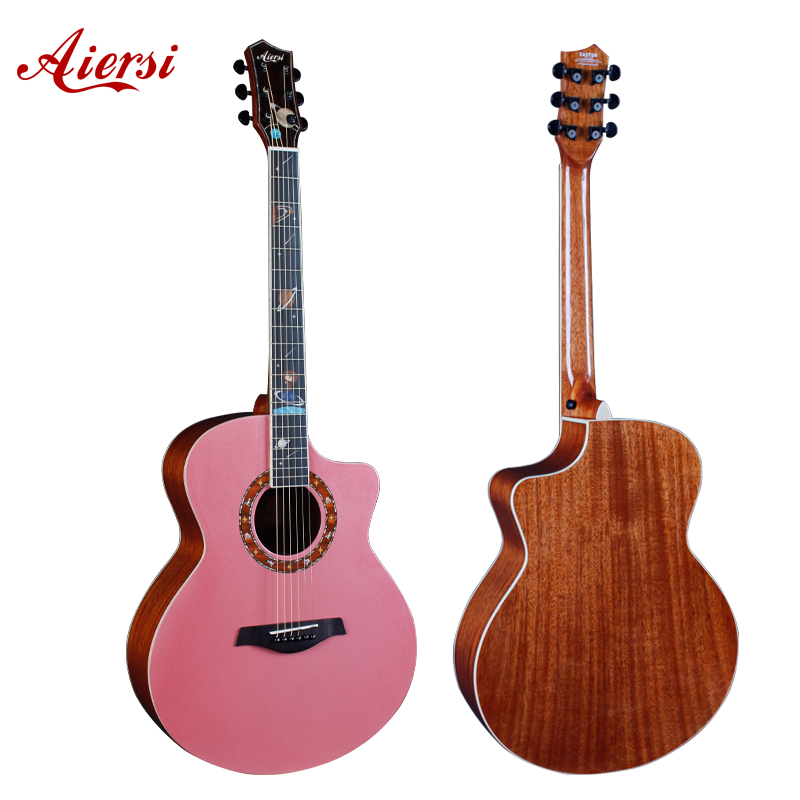 Glossy Spacestar Design Acoustic Guitar AIERSI