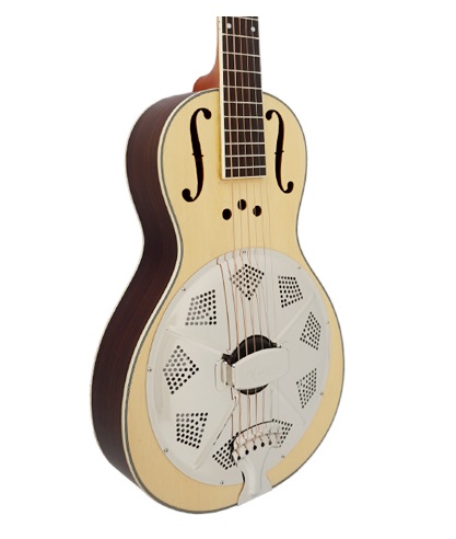 Wooden Parlour Resonator Guitar