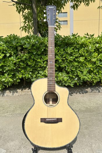 Boult brand All Solid Jumbo Fingerstyle Master Acoustic Guitar