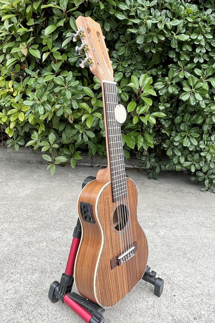 Aiersi Electric Bass Ukulele スルーネック Aiersi Electric Bass Ukulele スルーネック