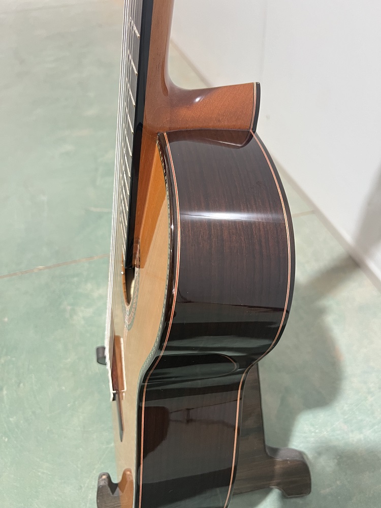All Solid Master Classical Guitar with Raised Fretboard and Port Side