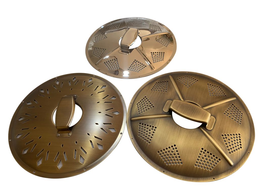 Bell Brass Material Cover plate for Single Cone Resonator Guitar