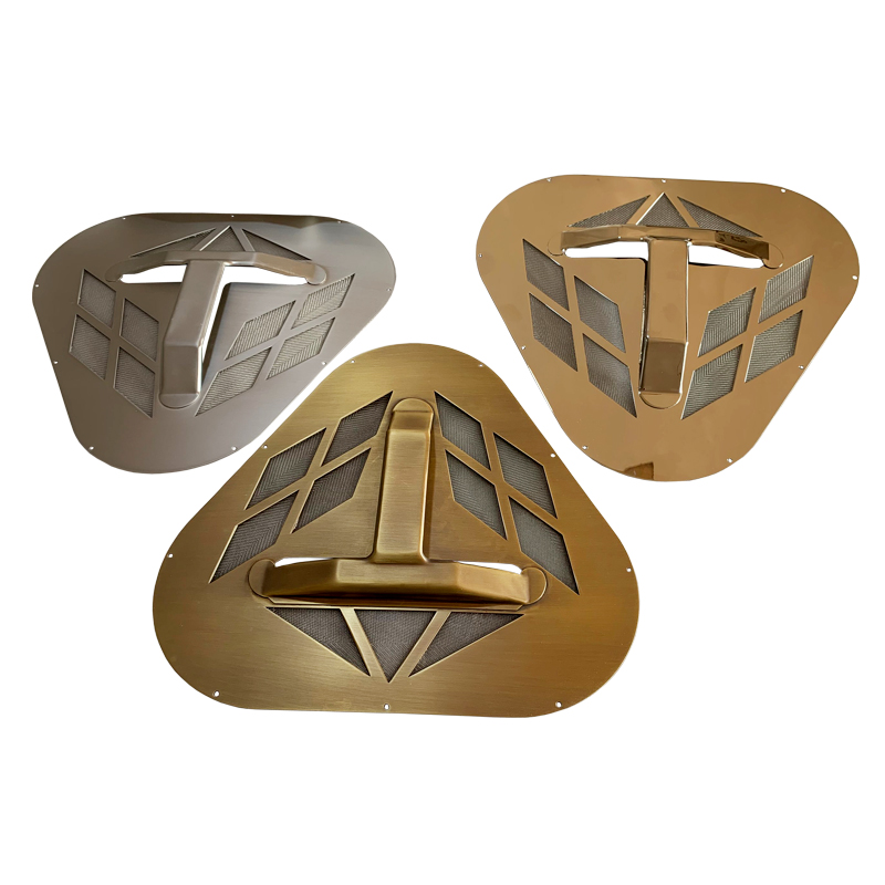 Bell Brass Material Cover plate for Tricone Resonator Guitar