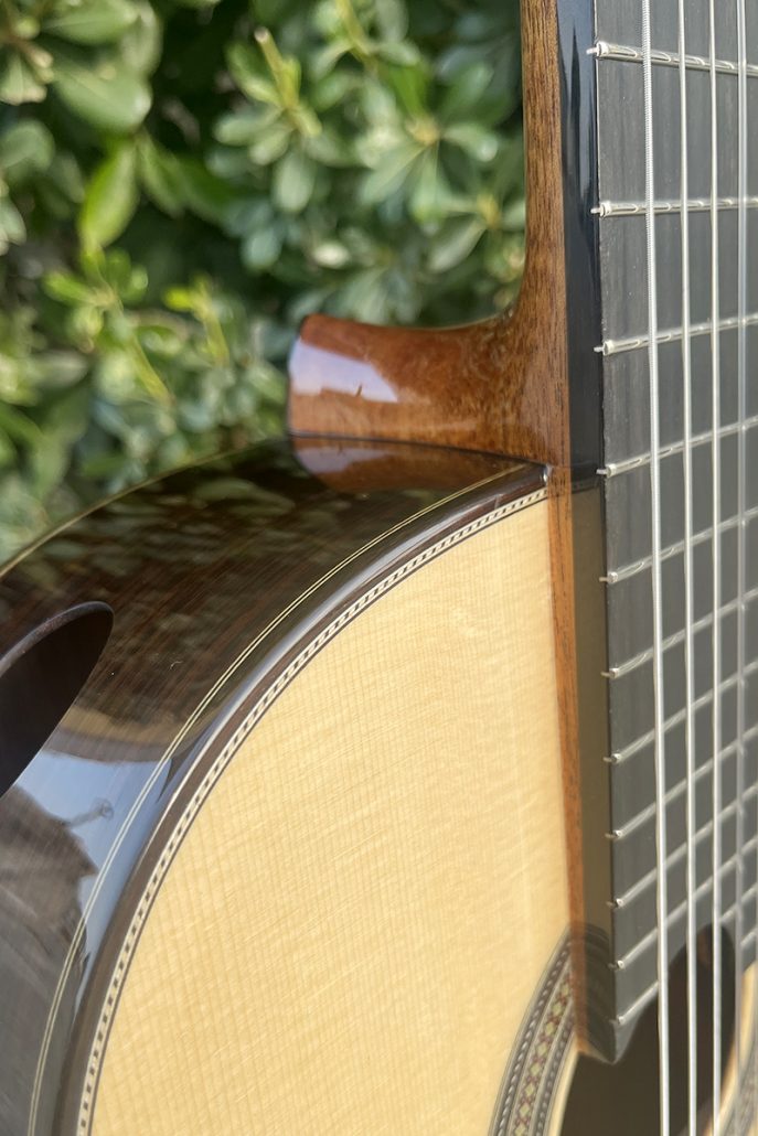 Hauser Style Raised Fretboard Double Spruce Top Classical Guitar