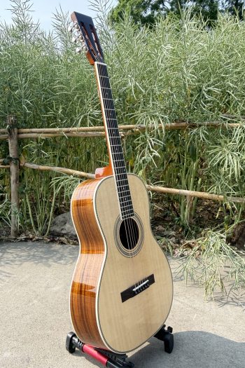 All Solid Spruce Top Santos Wood Body Parlour Acoustic Guitar