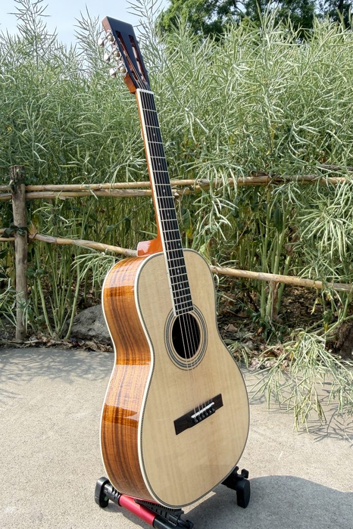 All Solid Spruce Top Santos Wood Body Parlour Acoustic Guitar