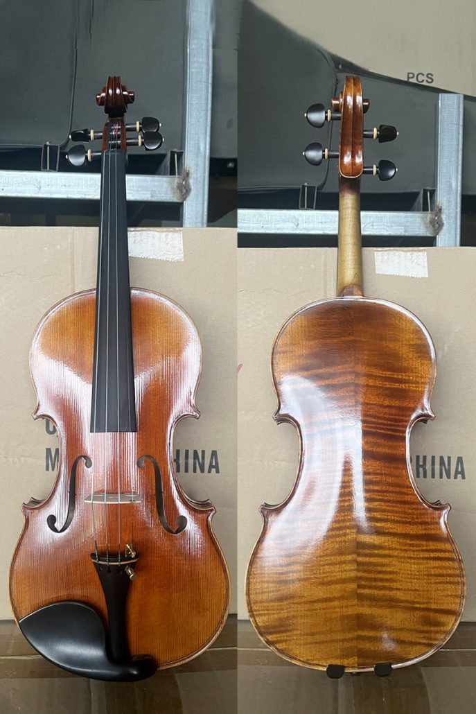 Purely Handmade Rubbed Oil 1716 Year Red Brown Stradivari Violin