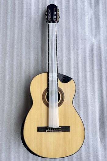 Electric Java Ebony cutaway classical guitar