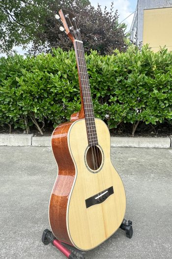 All Solid Spruce top Mahogany Body 4 String Tenor Parlor Guitar