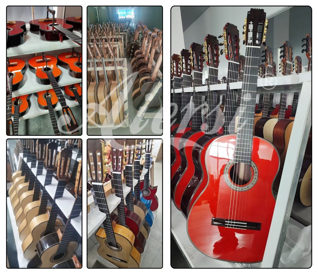 China First Aiersi brand Handmade Flamenco Guitar Workshop